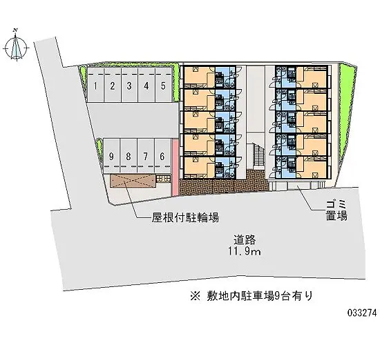 ★手数料０円★枚方市津田西町１丁目　月極駐車場（LP）